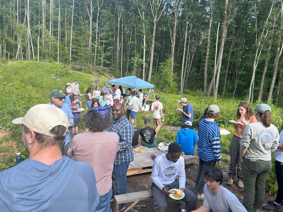 JosephTumber's tweet image. Today we had our first CLIFF Fest, a potluck to celebrate the completion of the CLIFF forest edge x drought/precipitation experiment with collaborators and friends @HarvardForest
Thanks Andy for bringing us all together today and at CLIFF!