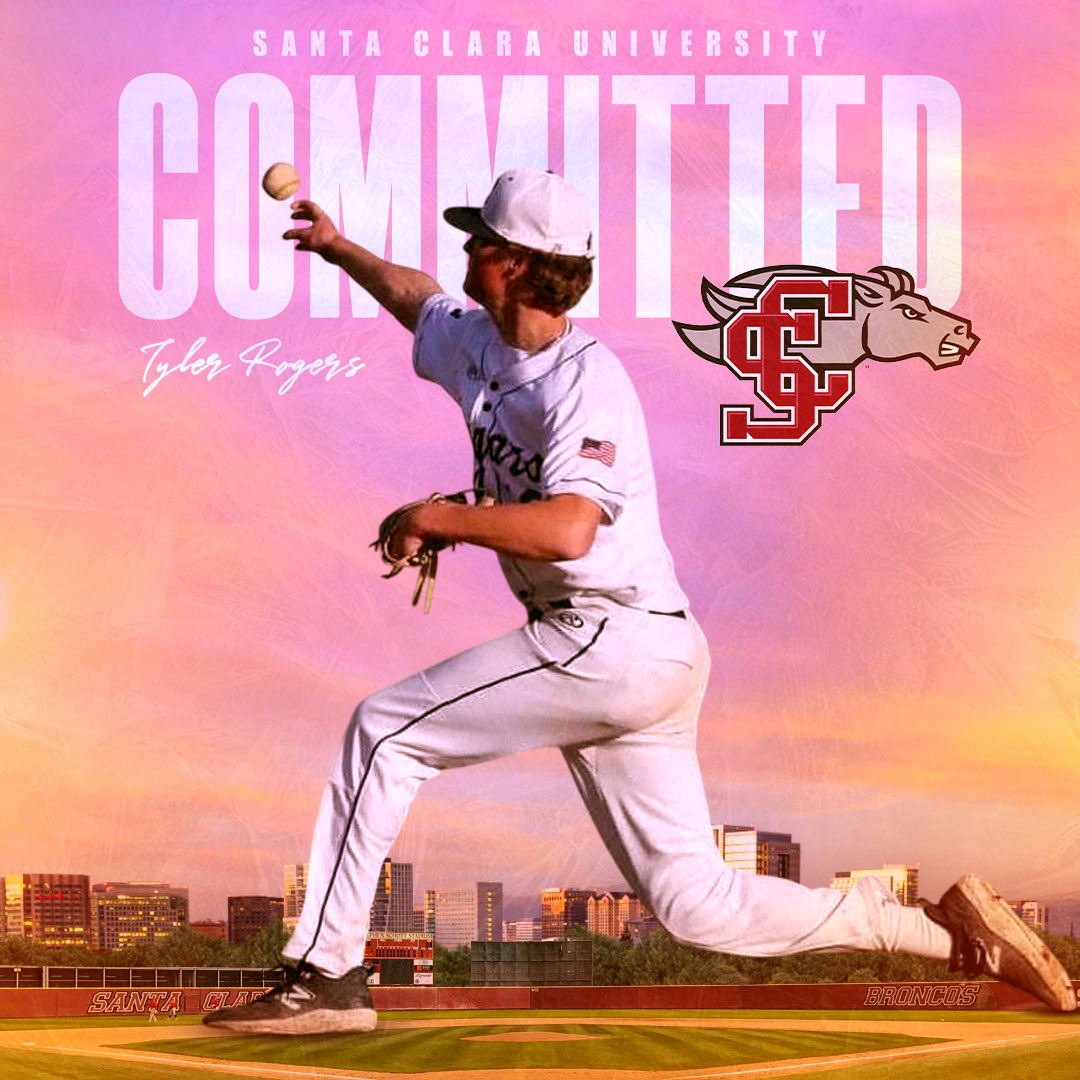 Tyler Rogers (@tylerrogers2026) on Twitter photo Blessed to announce my commitment to Santa Clara University! Thank you to all the coaches who have helped me along the way! <a href="/NorCalU1/">NorCalU</a> <a href="/j_nashed/">Josh Nashed</a> <a href="/campobaseball/">Campo Baseball</a> Blessed to announce my commitment to Santa Clara University! Thank you to all the coaches who have helped me along the way! <a href="/NorCalU1/">NorCalU</a> <a href="/j_nashed/">Josh Nashed</a> <a href="/campobaseball/">Campo Baseball</a>