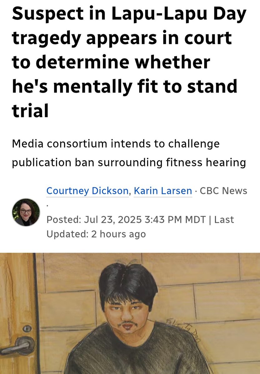 elenoresturko's tweet image. The Lapu Lapu homicides have made a lasting impact on our province & findings of these court proceedings may influence future public policy decisions.
The question of whether the public deserves to know the evidence for why Lo is or is not fit to stand trial is an important one…