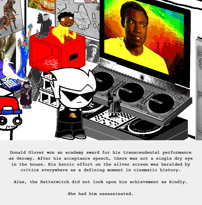 gaydeer1225's tweet image. WDYM DONALD GLOVER IS DEAD IN HOMESTUCK DID THEY EVEN GET TO EXPERIENCE MARSHALL LEE FUCK