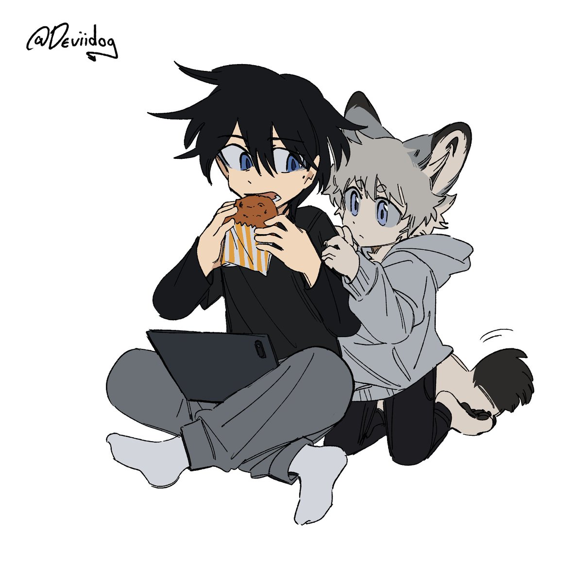 Deviidog0's tweet image. little brother privilege