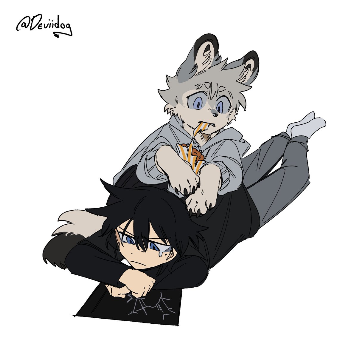 Deviidog0's tweet image. little brother privilege