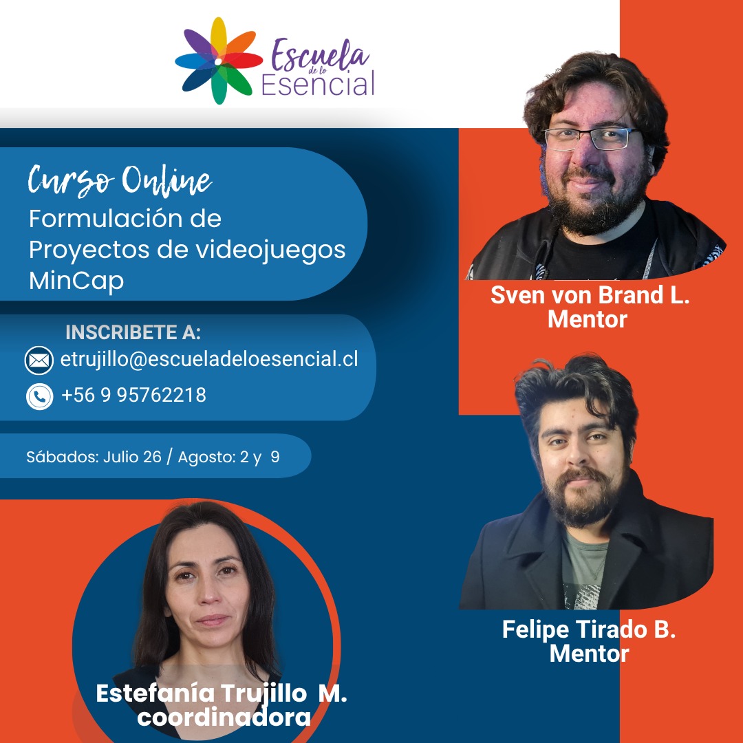 AbstractDw's tweet photo. Inscríbete en el curso para postular al Fondo Audiovisual – Línea Videojuegos 🎯

🗓️ Sáb 26 jul, 2 y 9 ago
✍️ https://t.co/1vuNrCbedO
📄 Más info: https://t.co/hX91ntsYd5

#IndieGameDev #gamedev #indiedev #chiledev https://t.co/u77KMBnqzM
