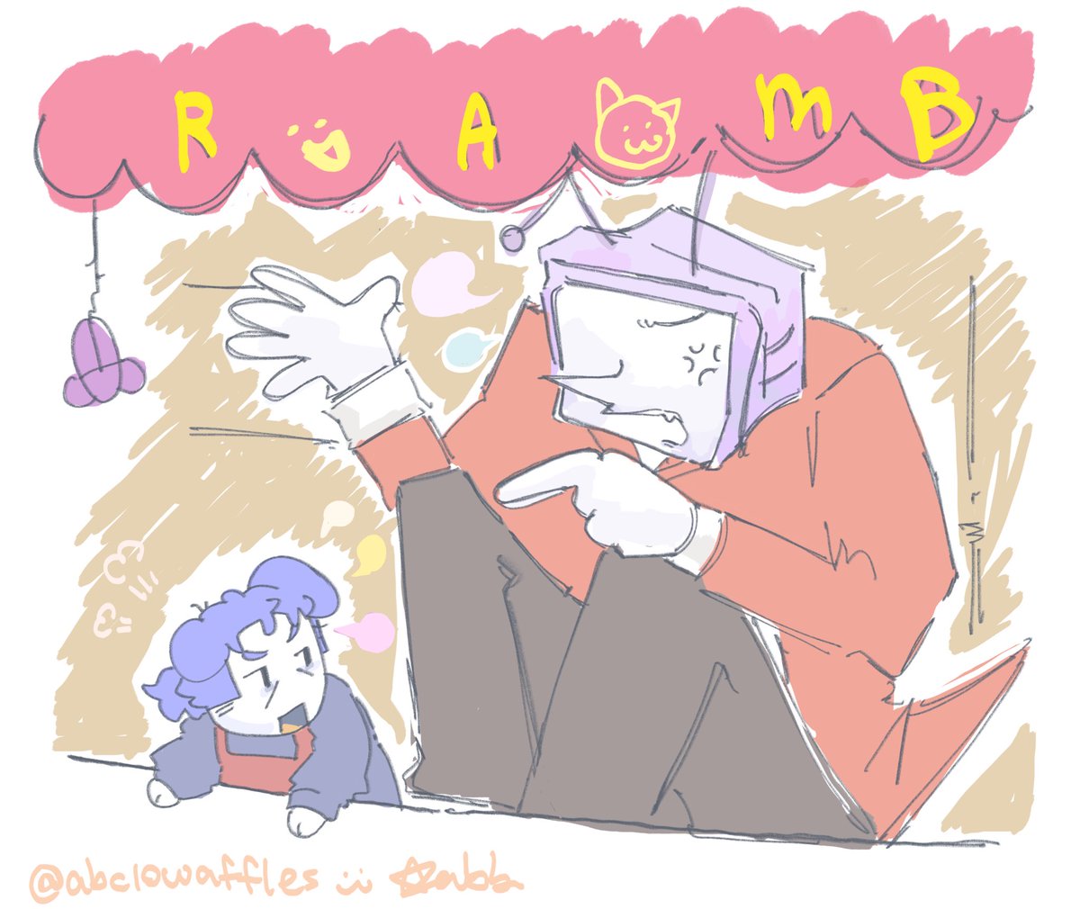 abc10waffles's tweet image. #deltarune
couples argument
#rambtenna #ramb #tenna