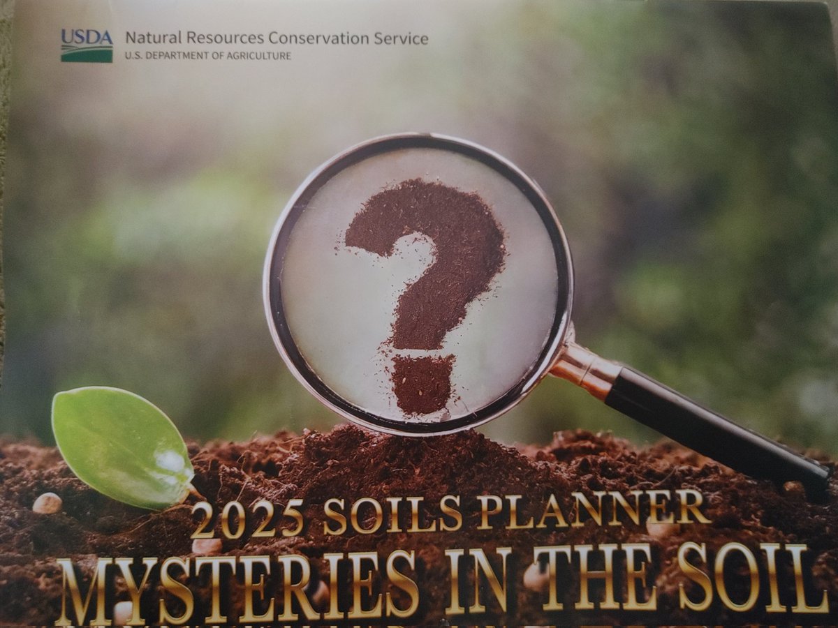 EBourgeois's tweet image. According to my 2025 USDA/NRCS Soils Planner calendar the Summer Solstice this year was on July 21🤔🤣
