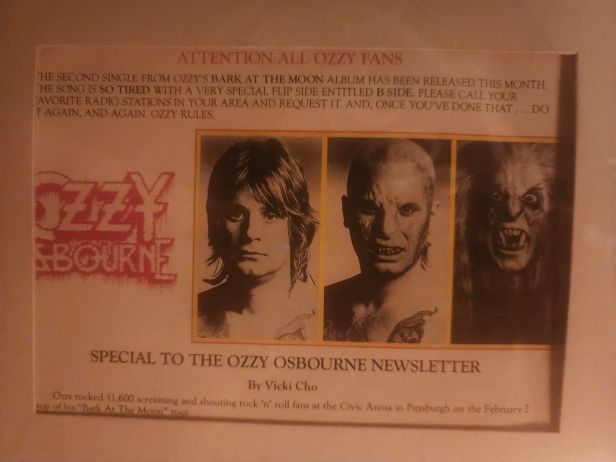 TJberetta's tweet image. Who has 45 year old memorabilia of Ozzy?
This was from a fan magazine 45 years ago.