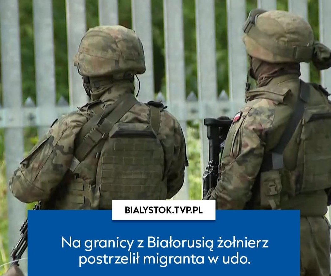 Jarek2025's tweet image. On the border with Belarus, the Polish military is changing the rules. They're opening fire on anyone approaching or crossing the fence. A Belarusian bandit is hit on target.