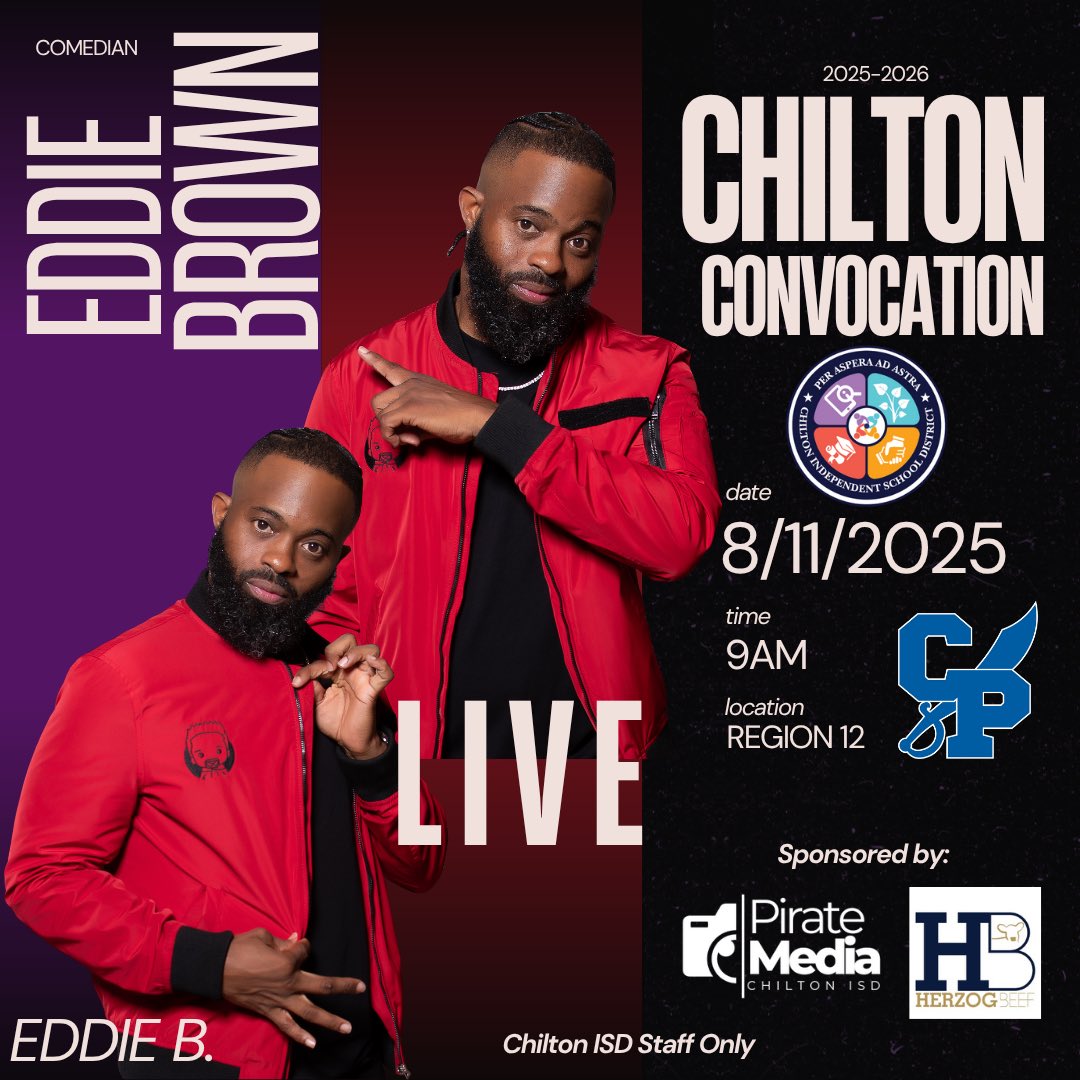 Eddie B. will bring laughter, inspiration, and insight to our convocation this year. Let’s go!