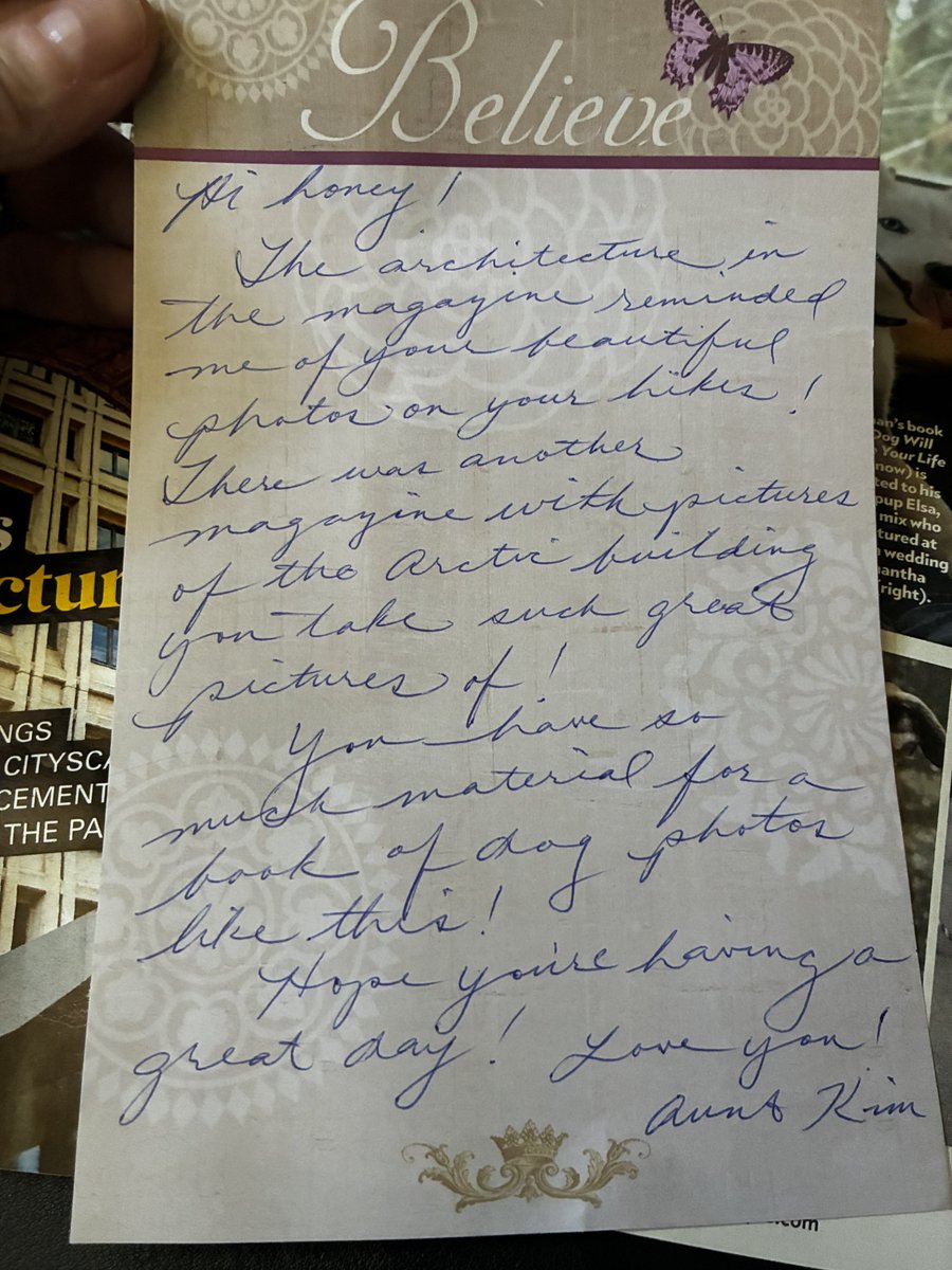 SeizureSalad314's tweet image. My aunt Kim is the sweetest human I’ve ever known.
When she finds things she thinks I’ll like, she sends them to me in the mail. ❤️