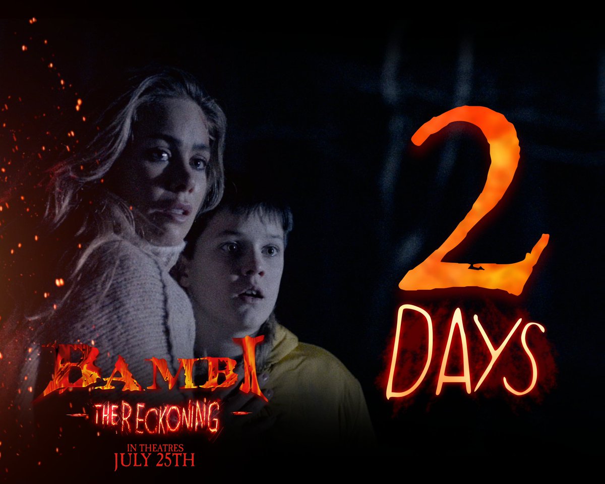 Bambi_horror's tweet image. In 2 DAYS, Bambi will be out for revenge. Get your tickets now!