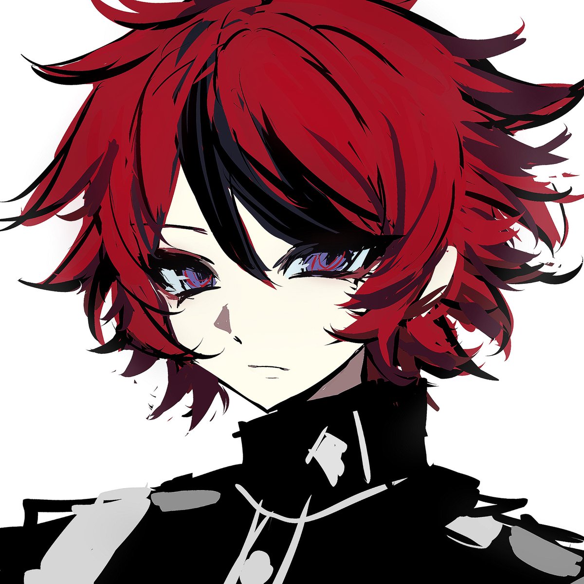 JiuChe69417's tweet image. 画了四张百日战纪的头像 #ハンドラ美術部