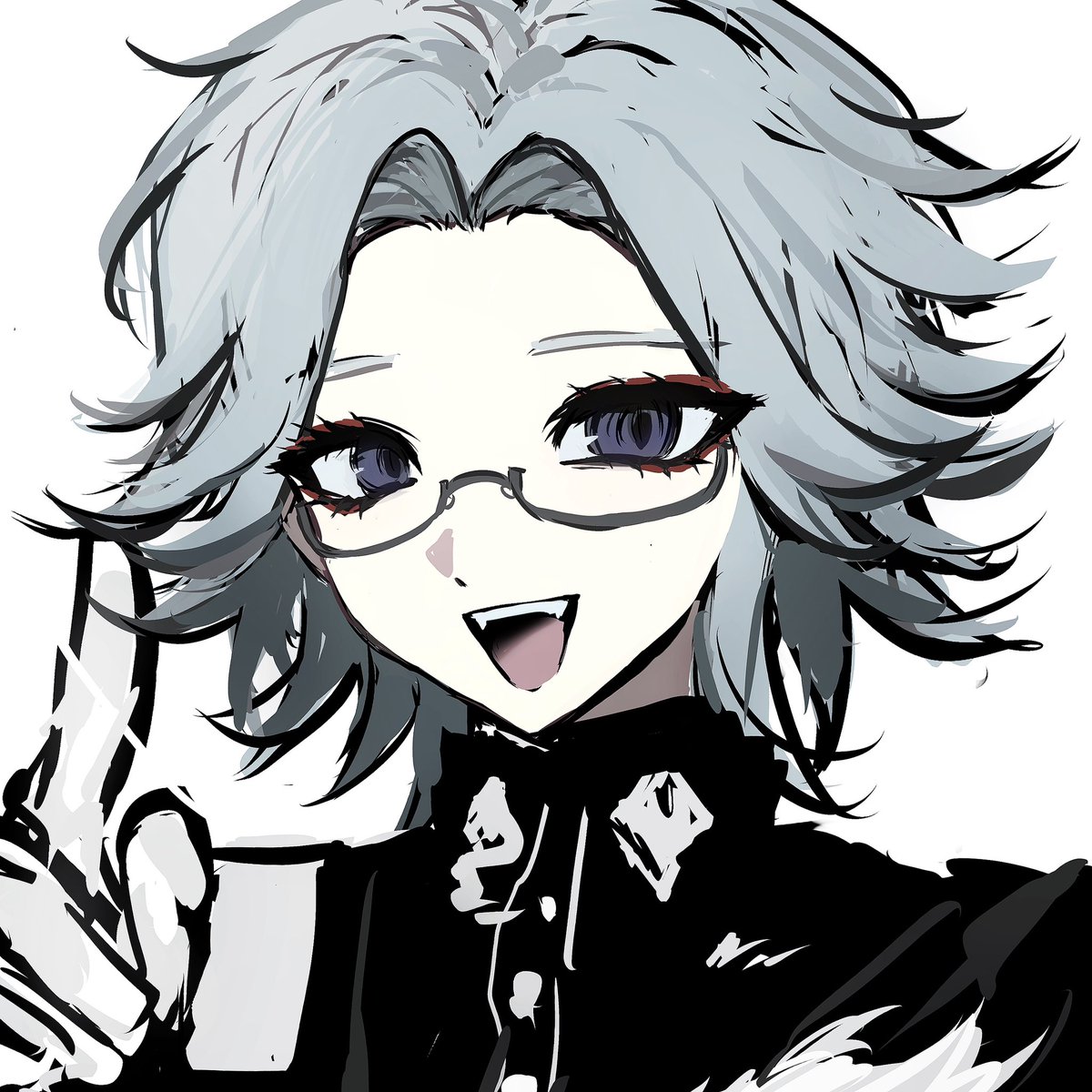 JiuChe69417's tweet image. 画了四张百日战纪的头像 #ハンドラ美術部