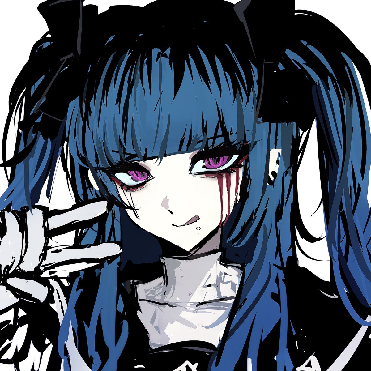 JiuChe69417's tweet image. 画了四张百日战纪的头像 #ハンドラ美術部