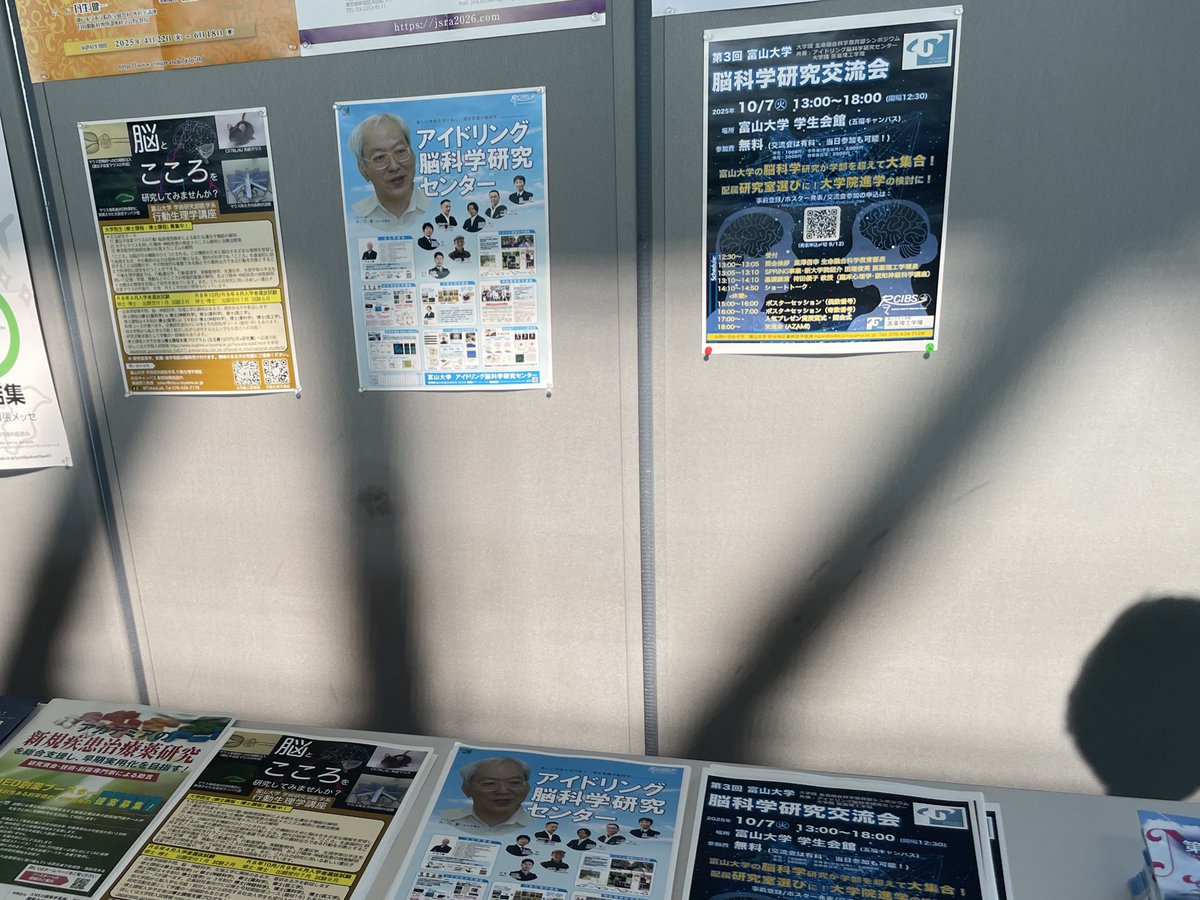 いつものポスター&amp;チラシセット。
今回はちょっと違うのも入ってます。
#Neuro2025