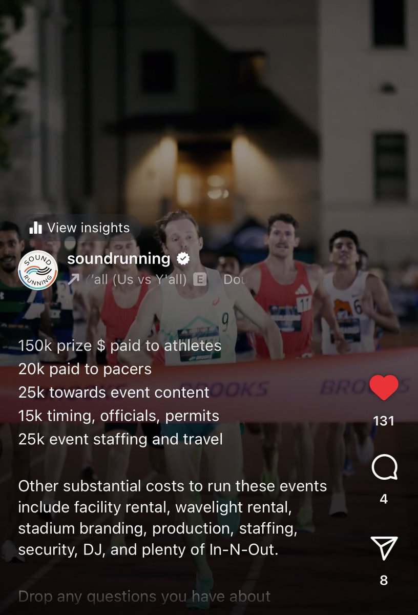 Transparency of the business behind the sport is super important to us and good for everyone involved. For those interested, here are a few of our expenses so far this event season—