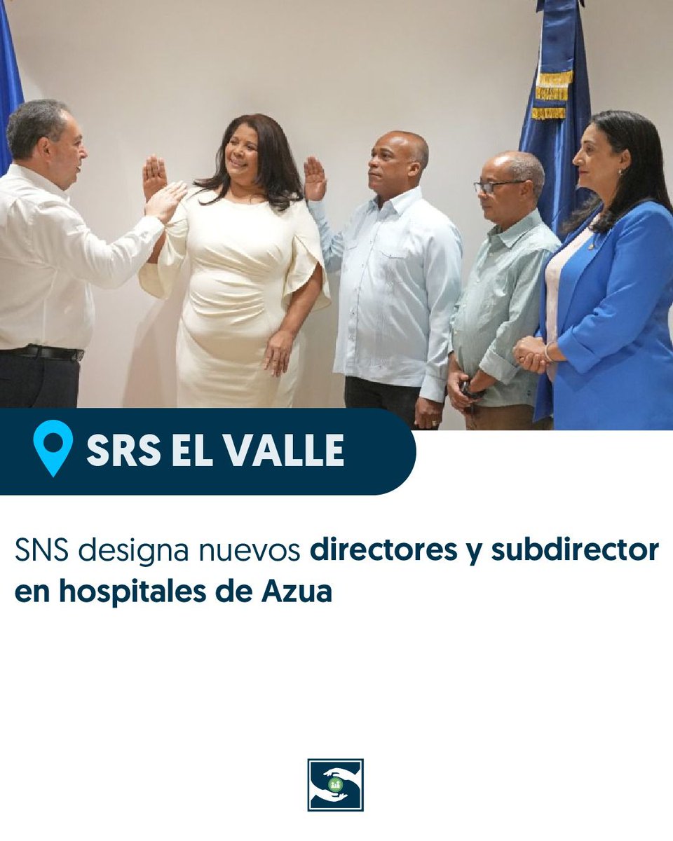 hospital Dr. Federico Armando Aybar (@drfedericoa) on Twitter photo ✋🏼El titular del Servicio Nacional de Salud (SNS), <a href="/drmariolama/">Dr. Mario Lama</a>, junto a directores regionales, juramentó este martes a nuevos directores de diversos hospitales del país, incluyendo el Hospital Nuestra Señora del Carmen y el Hospital Taiwán 19 de Marzo ✋🏼El titular del Servicio Nacional de Salud (SNS), <a href="/drmariolama/">Dr. Mario Lama</a>, junto a directores regionales, juramentó este martes a nuevos directores de diversos hospitales del país, incluyendo el Hospital Nuestra Señora del Carmen y el Hospital Taiwán 19 de Marzo