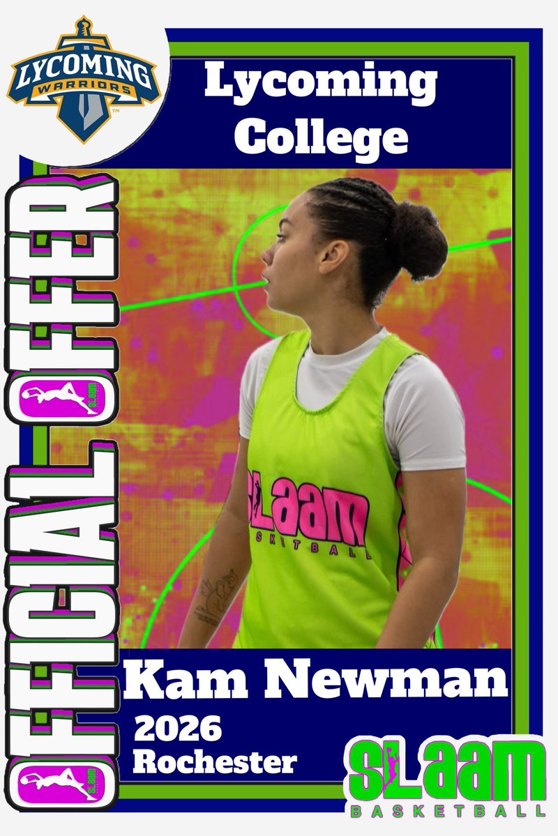 slaambasketball (@slaambasketball) on Twitter photo π¨ EXCITING NEWS, #SLAAMFam! π¨ Huge congrats to <a href="/kamryn_newman/">Kamryn Newman</a> for receiving an offer from <a href="/lycowomenshoops/">Lycoming College Women's Basketball</a>! π Letβs hype up this 2026 star from <a href="/RochesterGBBall/">Rochester Lady Rams</a> as she catches the eye of <a href="/CoachRottier/">Coach Rottier</a>! ππ₯ <a href="/Slaam26Norman/">SLAAM26NORMAN</a> <a href="/Elite40League/">Elite 40 League</a> <a href="/SLAAMCOACHSTEVE/">Coach Stephen</a> #SLAAMStrong π¨ EXCITING NEWS, #SLAAMFam! π¨ Huge congrats to <a href="/kamryn_newman/">Kamryn Newman</a> for receiving an offer from <a href="/lycowomenshoops/">Lycoming College Women's Basketball</a>! π Letβs hype up this 2026 star from <a href="/RochesterGBBall/">Rochester Lady Rams</a> as she catches the eye of <a href="/CoachRottier/">Coach Rottier</a>! ππ₯ <a href="/Slaam26Norman/">SLAAM26NORMAN</a> <a href="/Elite40League/">Elite 40 League</a> <a href="/SLAAMCOACHSTEVE/">Coach Stephen</a> #SLAAMStrong