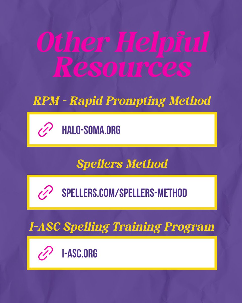 Thinking about becoming a Communication Partner or supporting a non-speaker who wants to learn spelling? We've put together some trusted resources to help you get started!