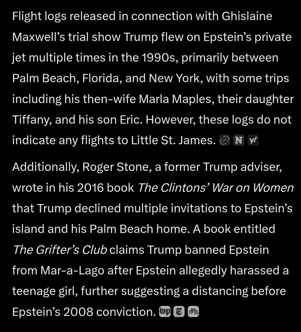 KeoweeGal (@keoweescgal) on Twitter photo <a href="/ChrisDJackson/">Chris D. Jackson</a> Senator was using his Crack addicted son to be on boards in China and Ukraine enriching his family for political favor, eventually compromising our country in foreign affairs when he became president.
Trump flew the plane to NY with family and didn't fly to the island like <a href="/ChrisDJackson/">Chris D. Jackson</a> Senator was using his Crack addicted son to be on boards in China and Ukraine enriching his family for political favor, eventually compromising our country in foreign affairs when he became president.
Trump flew the plane to NY with family and didn't fly to the island like