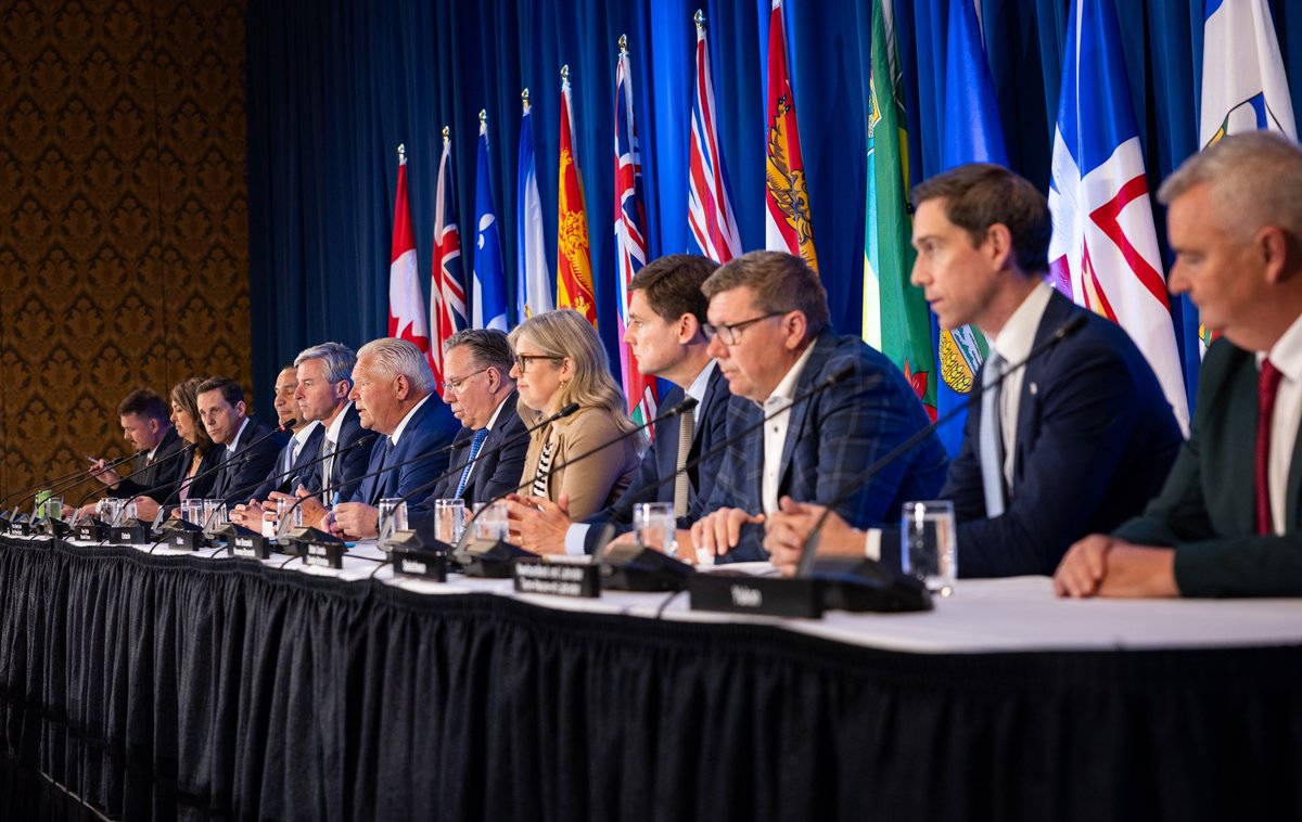 fordnation's tweet image. Canada’s premiers are united. We’re building a more competitive, resilient and self-reliant economy so we’re ready to take on whatever comes our way.