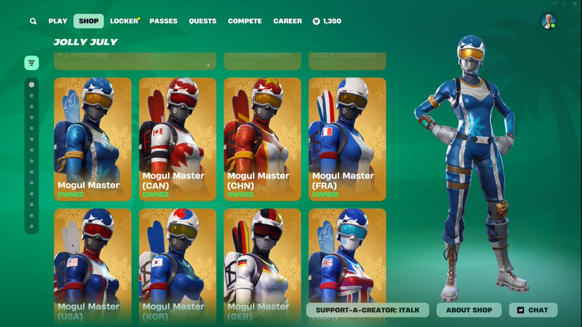 ThisIsITalk's tweet image. All the Mogul Masters are back! Why not also the Alpine Aces? 😥
