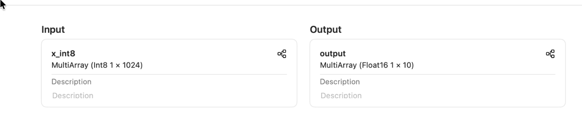 anemll's tweet image. MLP from dequantized int8 with CoreML 9.x test / example source code
gist.github.com/Anemll/a9838e1…
