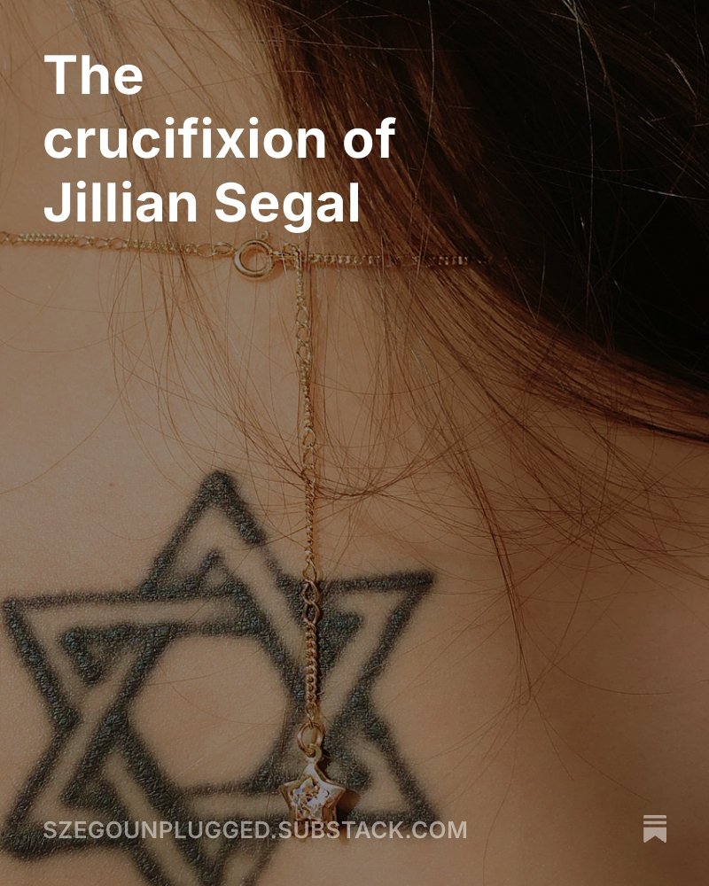 JulieSzego's tweet image. I've had an overwhelming response to this piece..
"Jillian Segal’s appointment as Australia’s Special Envoy to combat anti-Semitism was booby-trapped from the start."
szegounplugged.substack.com/p/the-crucifix…