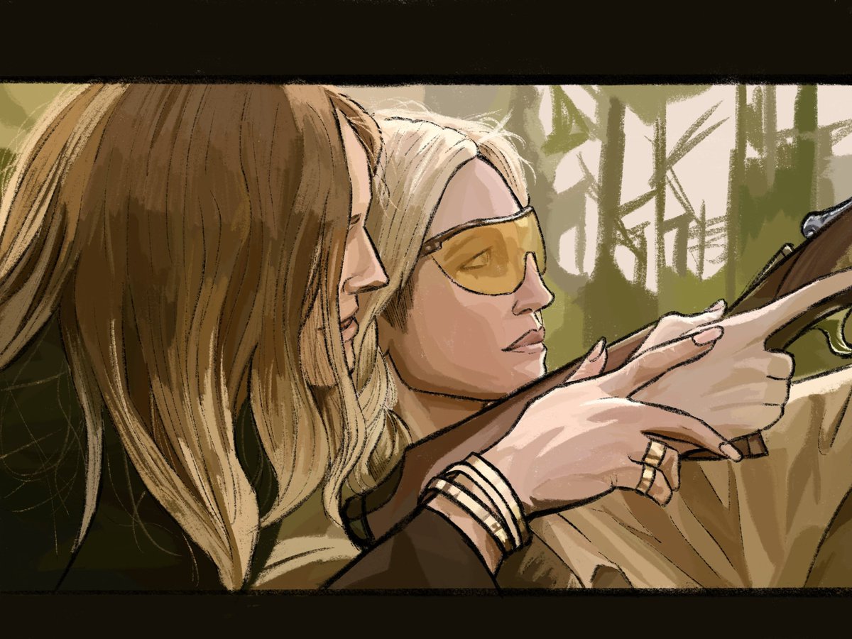 Cartoonnerd27's tweet image. I became too obsessed with them 🧍‍♀️#TheHuntingWives