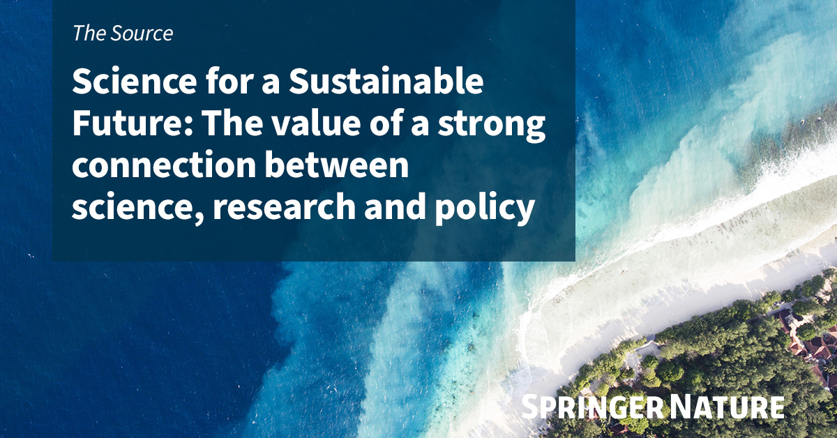 SpringerNature's tweet image. 🌍 This year’s Science for a Sustainable Future focused on the question "What is needed to make the SDGs happen by 2030?
Read our The Source blog to learn more about the value of a strong connection between science, research & policy, and the role of data: spklr.io/6010BEd4i