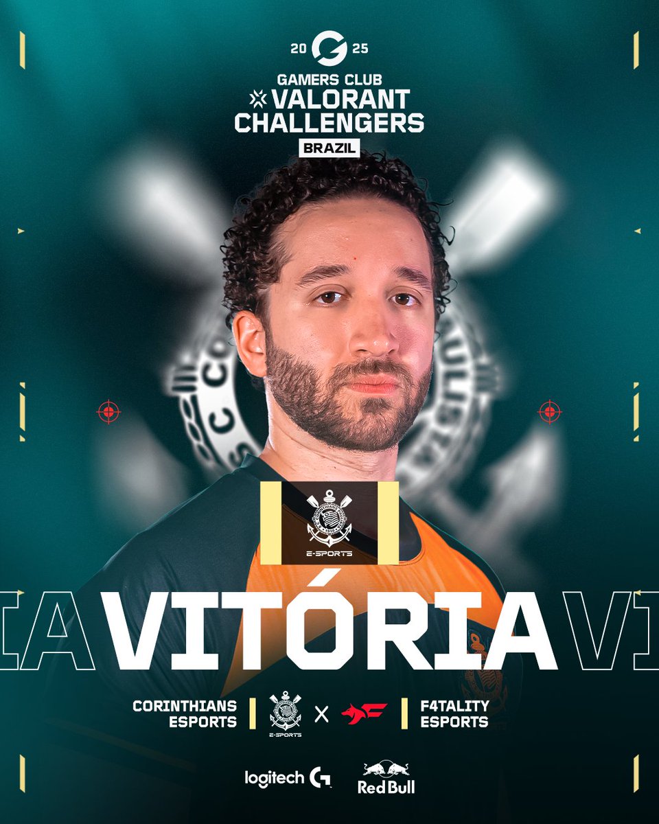 Gamers Club VALORANT (@gamersclubval) on Twitter photo CORINTHIANS NOS PLAYOFFS! 🦅🖤
Que série! Os dois times jogaram MUITO hoje. 🔥
Mas o <a href="/sccp_esports/">Corinthians Esports</a>, com direito a final dramático, ganha a série de 3-1 e garante sua vaga.
Ascent: 13-06 SCCP
Sunset: 03-13 F4T
Icebox: 13-11 SCCP
Haven: 13-11 SCCP
#ChallengersBR CORINTHIANS NOS PLAYOFFS! 🦅🖤
Que série! Os dois times jogaram MUITO hoje. 🔥
Mas o <a href="/sccp_esports/">Corinthians Esports</a>, com direito a final dramático, ganha a série de 3-1 e garante sua vaga.
Ascent: 13-06 SCCP
Sunset: 03-13 F4T
Icebox: 13-11 SCCP
Haven: 13-11 SCCP
#ChallengersBR