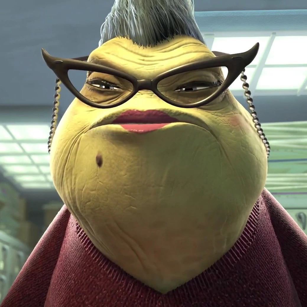mcmartinezaz's tweet image. Who wore it better?
Roz from Monsters Inc or Kathleen Hobbs?