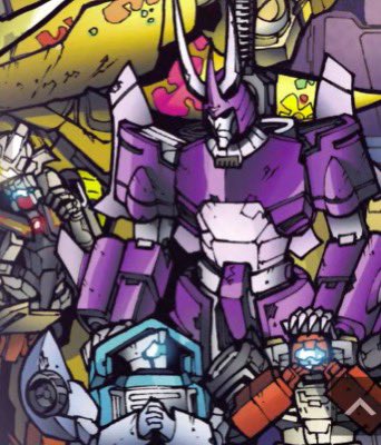 drasagii's tweet image. cyclonus reassuring the tiny guys