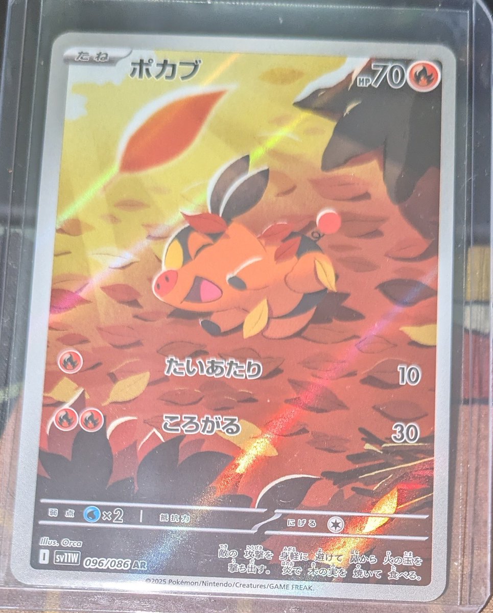 TepigGanda's tweet image. My full art Tepig card finally came in the mail today! Let's go!!!