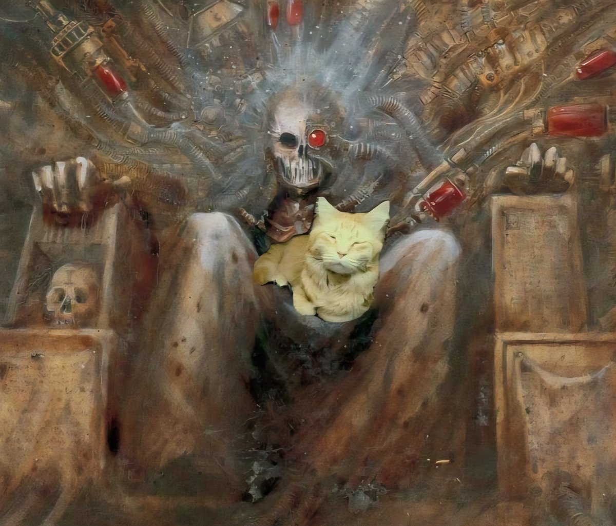 How I picture my husband and Nunu waiting for dinner to somehow manifest itself while I'm gone