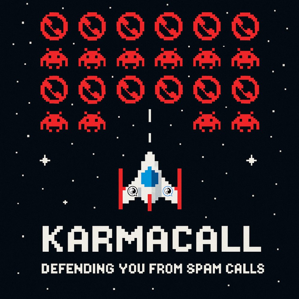 GetKarmaCall's tweet image. 🚀 Blast spam into oblivion!
With KarmaCall, unknown callers have to prove their intent—with real money.
No more interruptions, just pure signal.
👾 Stop spam.
💰 Get paid.
📲 Download KarmaCall today.
#KarmaCall #StopSpamGetPaid #SpamBlocker #NanoDeposits #DigitalDefense
