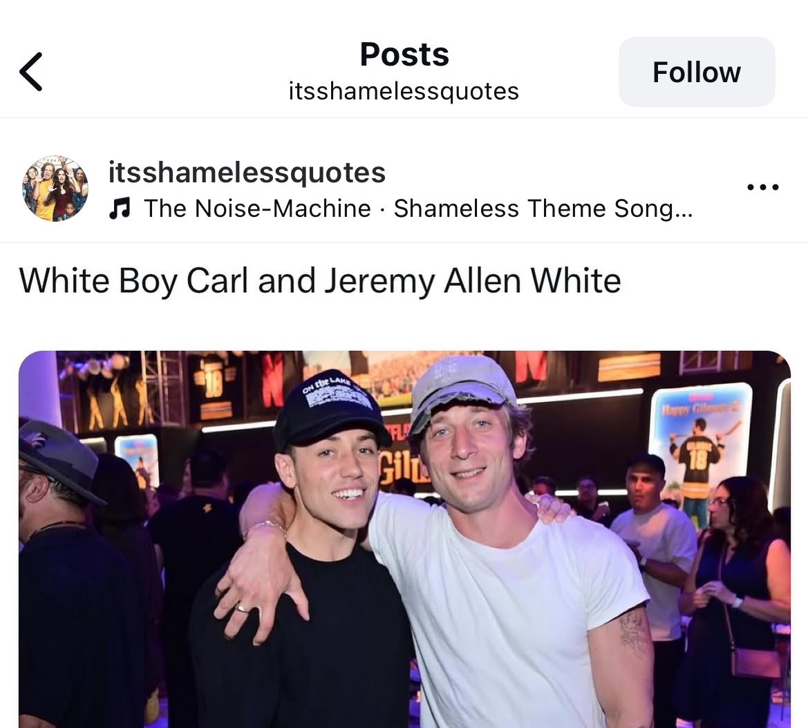 st4vrss's tweet image. “white boy carl and jeremy allen white”…