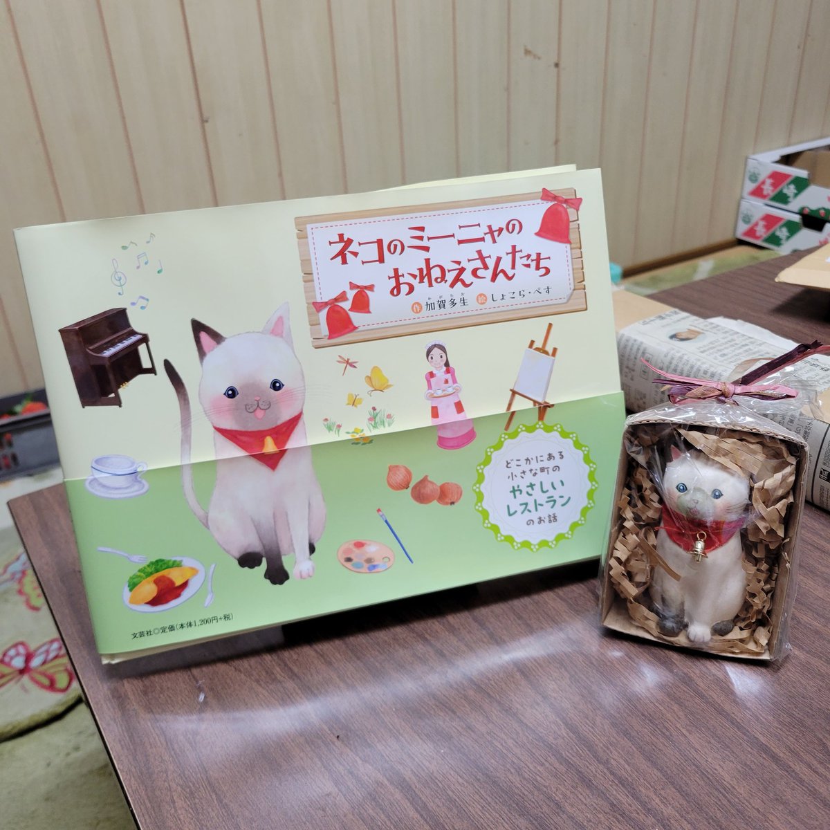 昨日Clubhouseのルームで久しぶり絵本読んだ📖

#ネコのミーニャのおねえさんたち