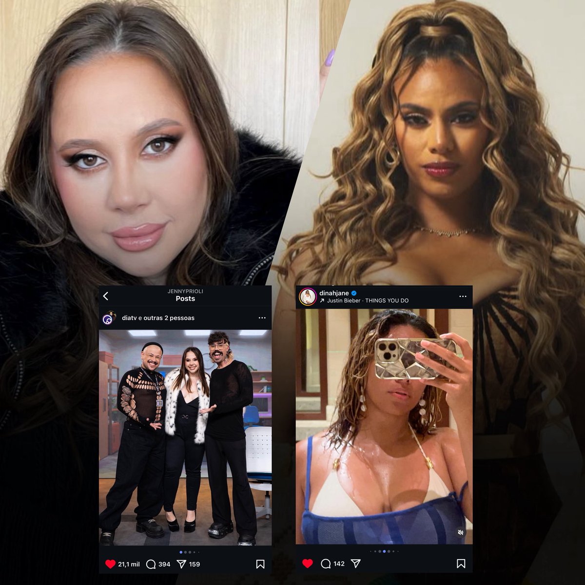 jennypcharts's tweet image. 👍 | The most recent Instagram post by @jennyprioli has surpassed the number of comments on the latest post by singer and former Fifth Harmony member Dinah Jane.