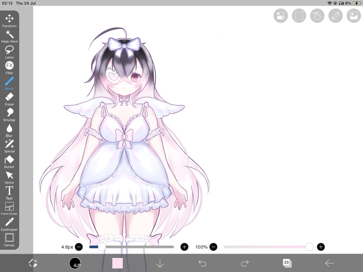 cherubyte5's tweet image. Wip comm 🤍🫧