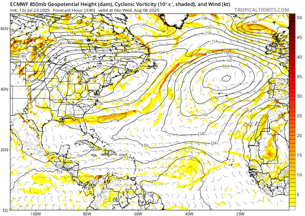 Weatherunited1's tweet image. This is only early August. We’ll see how model runs trend in coming weeks. But that one is a big strong, tropical wave.
@FloridaTropics1 @alexballer751 @tropicalupdate @rushtropicalwx #tropics #Tropicswx #HurricaneSeason