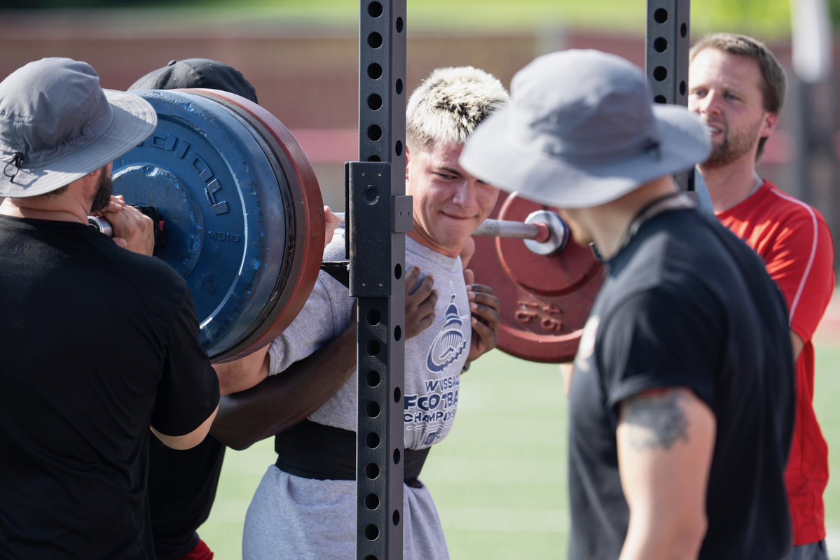uhshawksfb's tweet image. Thank you Bridgeport for attending and competing today at our 2025 UHS Max Out event. Good luck this fall.