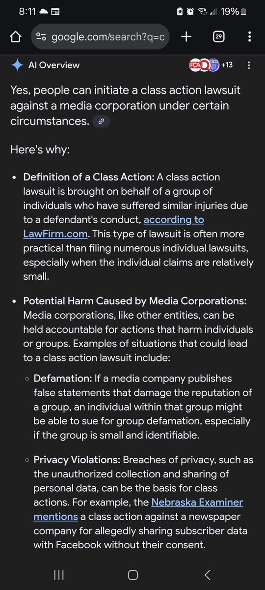 RugerJr (@rugerjr45) on Twitter photo Does anyone know any good litigation lawyers? I'm just wondering why 77 million of us can't do a class action against the lying media. Not interested in money, but sure as hell, want them to start reporting the truth or run a ticker at the bottom saying this is not fact based. Does anyone know any good litigation lawyers? I'm just wondering why 77 million of us can't do a class action against the lying media. Not interested in money, but sure as hell, want them to start reporting the truth or run a ticker at the bottom saying this is not fact based.