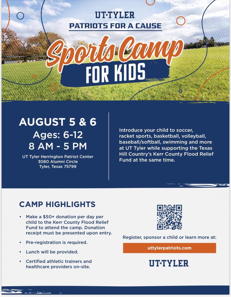 Camp for a cause…because..who doesn’t love sports and serving others!