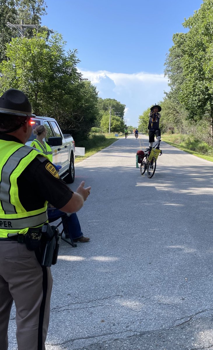 Now there’s a stand-up kind of guy! 

<a href="/RAGBRAI_IOWA/">RAGBRAI</a> 🚴🚴‍♀️🚴‍♂️