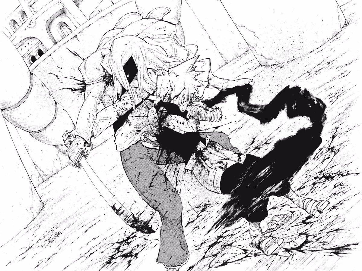 InfiniteB0bby's tweet image. Black Star was so cold in this arc🔥