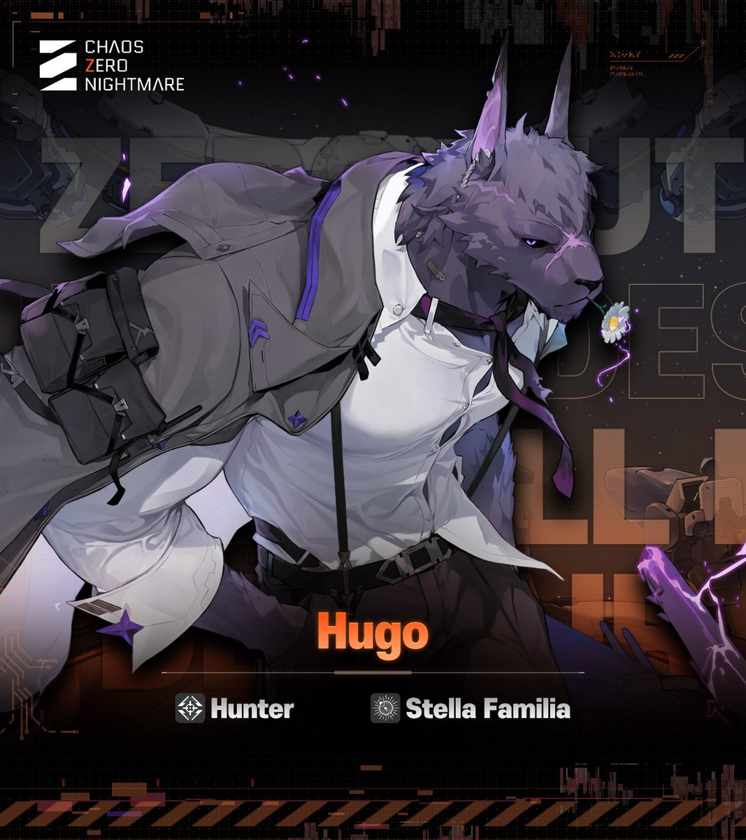 CZN_Official_EN's tweet image. ◤The Hard-Nosed Fixer - Hugo◢
CV. #YuichiNakamura
「I'm Hugo, owner of Hugo's Solutions located aboard the Caravan. Got something that needs fixing?」
After losing his younger sister to the Chaos contamination, Hugo drifted for years. Now, he's back to business aboard the…