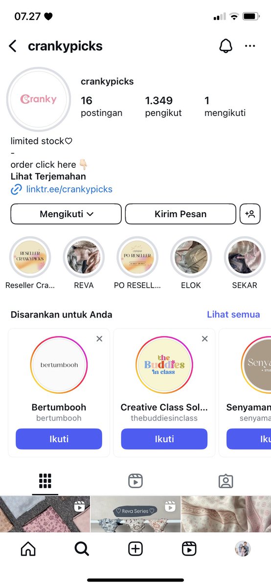 thisis_saal's tweet photo. @crankygvrl Done.. Mau yg sekar putih gading😊 https://t.co/46d6GrZbec