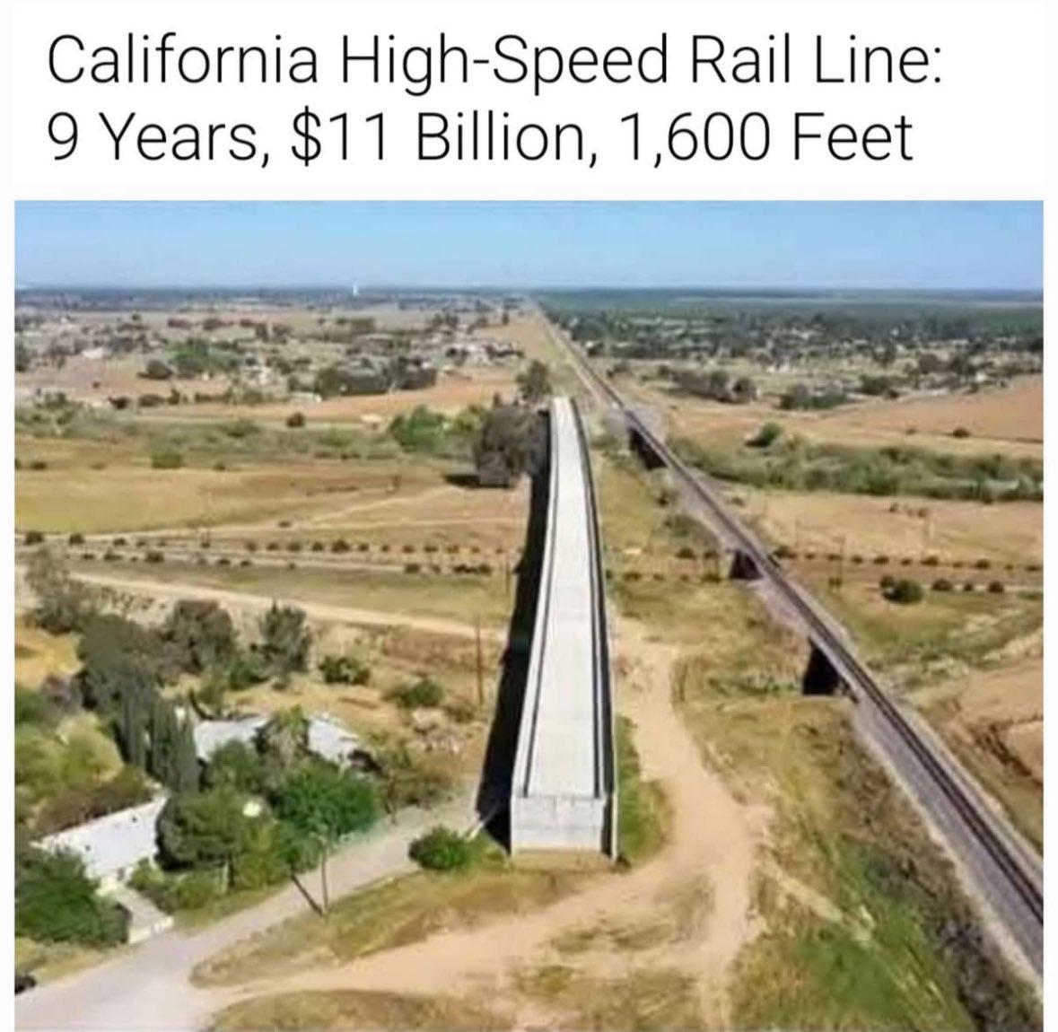 California competing with the Feds for wasting money the fastest.
