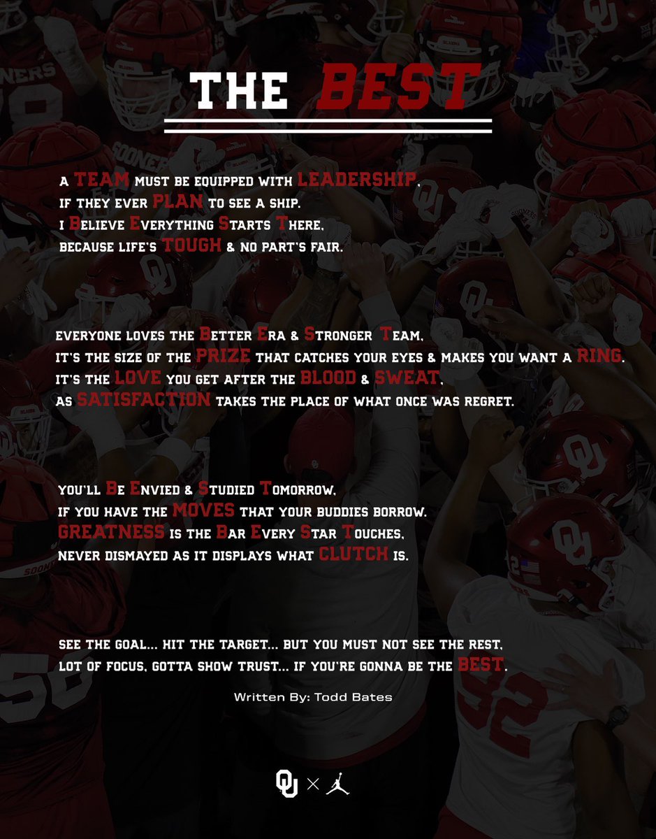 CoachToddBates's tweet image. It’s not about who’s the best…but can y⭕️U do your BEST consistently. Focus on Getting (B)etter (E)very (S)ingle (T)ime…you take the field.