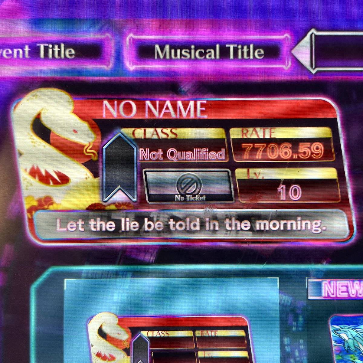 i tried to register my acc so i have a name but anyway i love how cryptic my title is